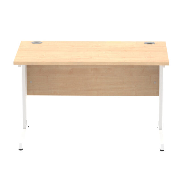 impulse 1200mm straight desk cable managed leg