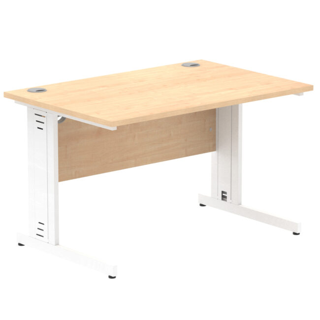 impulse 1200mm straight desk cable managed leg