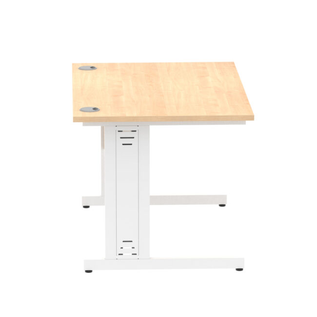 impulse 1200mm straight desk cable managed leg