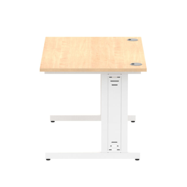 impulse 1200mm straight desk cable managed leg