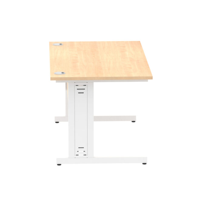 impulse 1400mm straight desk cable managed leg