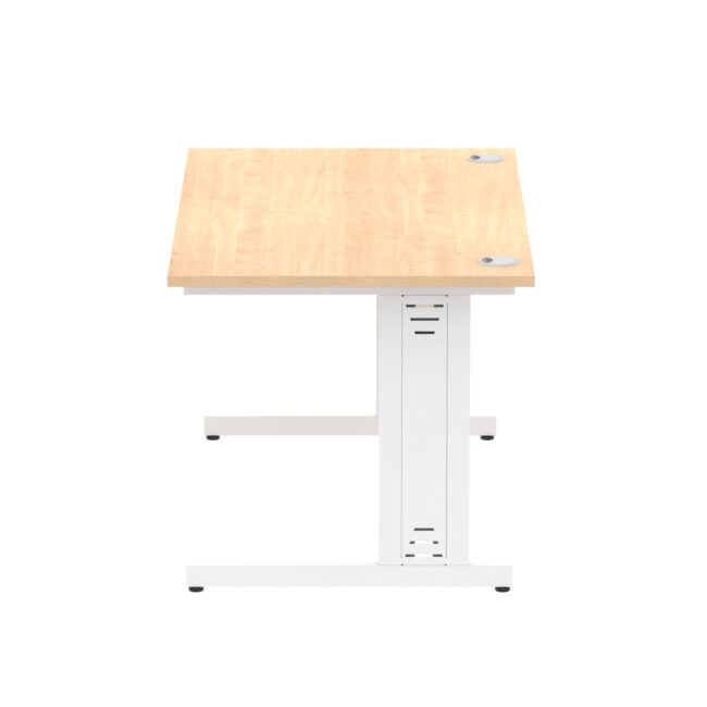 impulse 1400mm straight desk cable managed leg