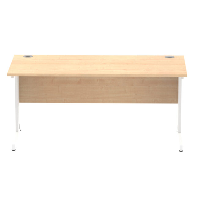 impulse 1600mm straight desk cable managed leg