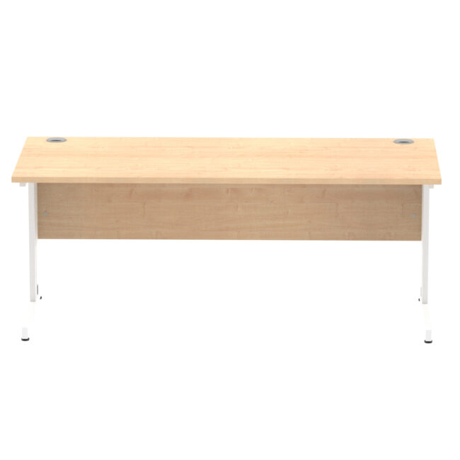 impulse 1800mm straight desk cable managed leg
