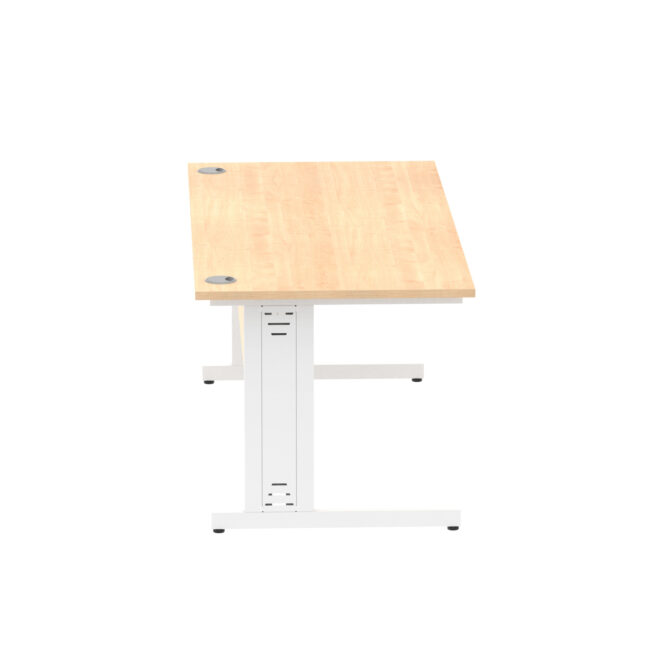 impulse 1800mm straight desk cable managed leg