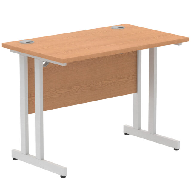 impulse 1000mm slimline desk cantilever leg