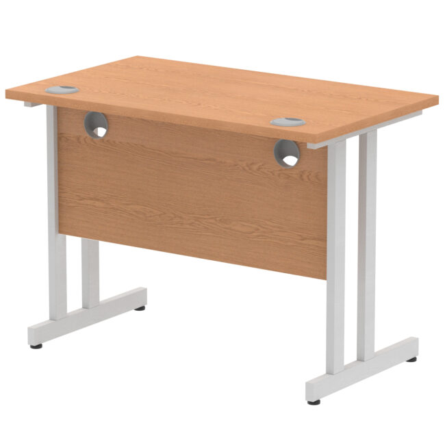 impulse 1000mm slimline desk cantilever leg