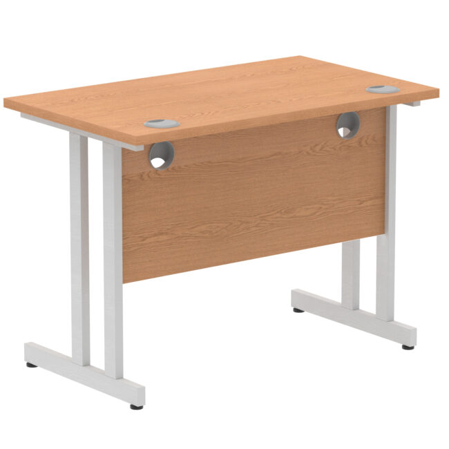 impulse 1000mm slimline desk cantilever leg