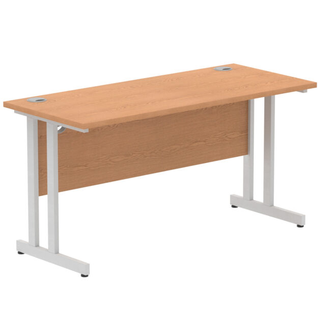 impulse 1400mm slimline desk cantilever leg