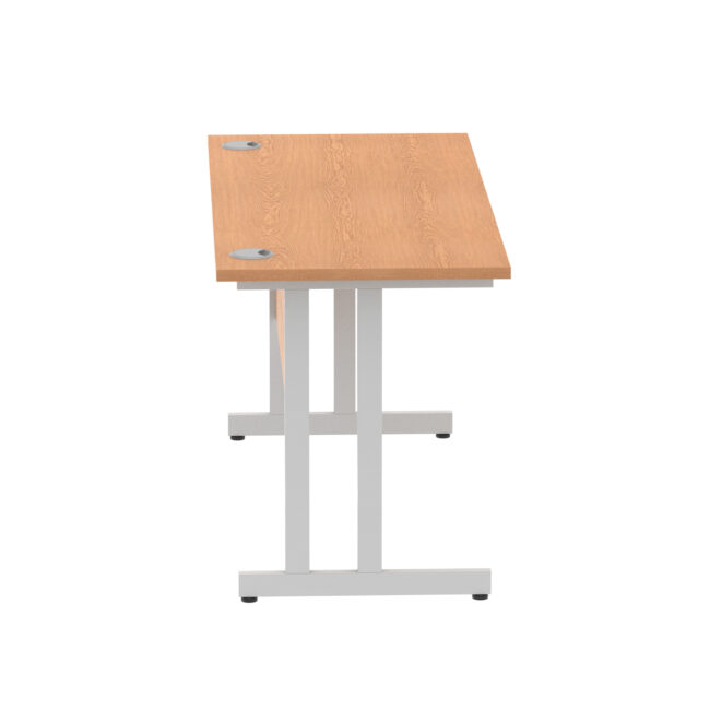 impulse 1400mm slimline desk cantilever leg