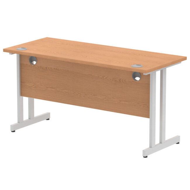 impulse 1400mm slimline desk cantilever leg