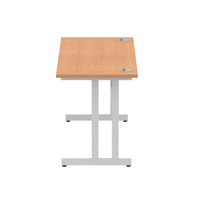 impulse 1400mm slimline desk cantilever leg