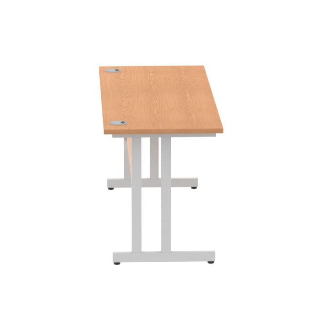 impulse 1600mm slimline desk cantilever leg