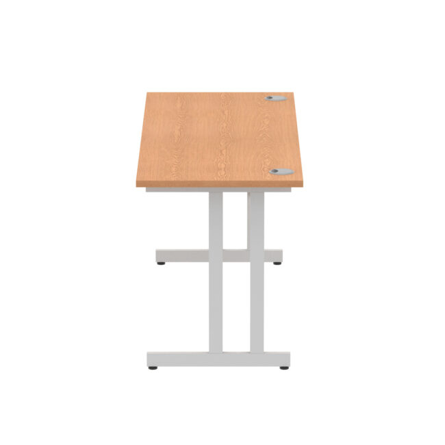 impulse 1600mm slimline desk cantilever leg