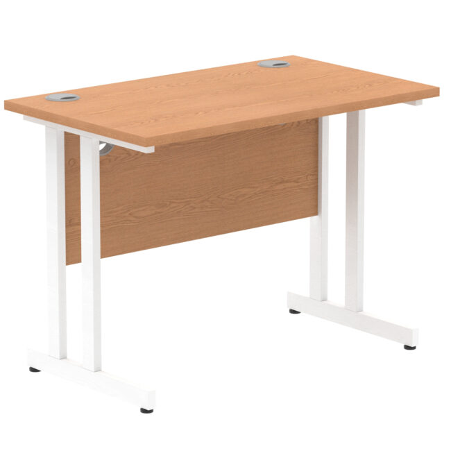 impulse 1000mm slimline desk cantilever leg