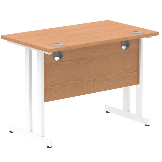 impulse 1000mm slimline desk cantilever leg