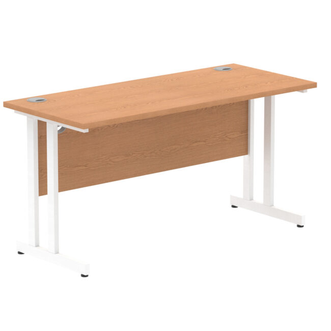 impulse 1400mm slimline desk cantilever leg
