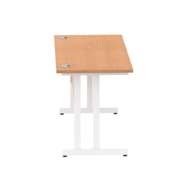 impulse 1400mm slimline desk cantilever leg