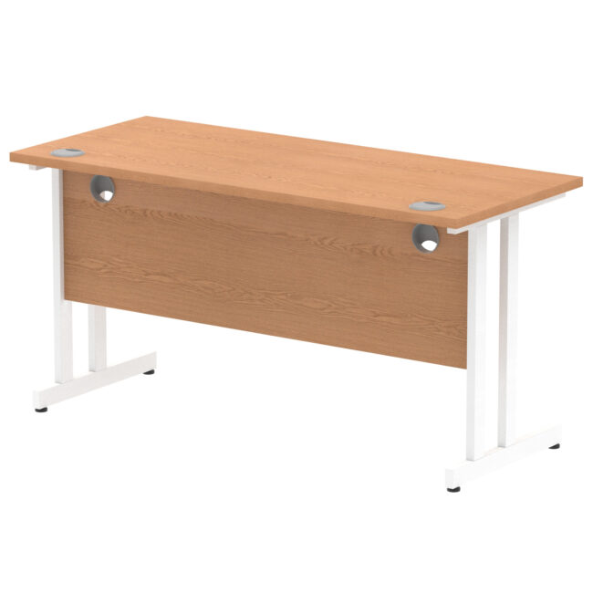 impulse 1400mm slimline desk cantilever leg