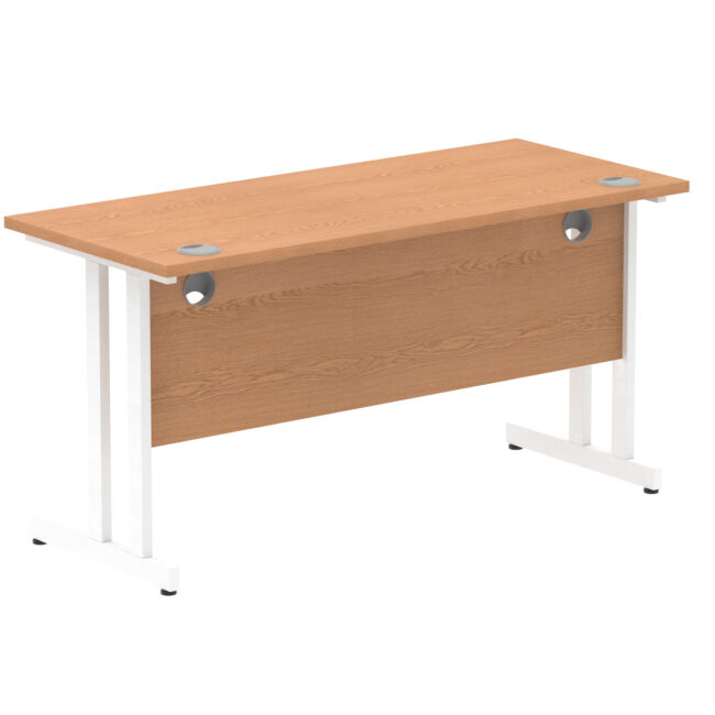 impulse 1400mm slimline desk cantilever leg
