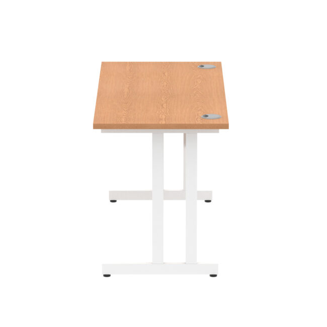 impulse 1400mm slimline desk cantilever leg
