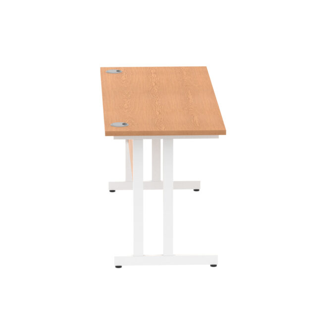 impulse 1600mm slimline desk cantilever leg
