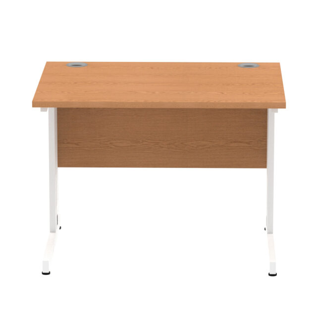 impulse 1000mm straight desk cable managed leg