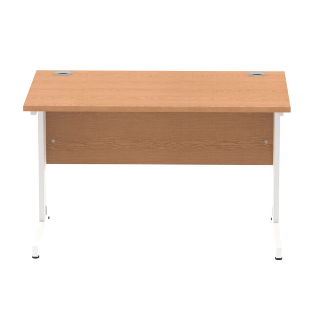 impulse 1200mm straight desk cable managed leg