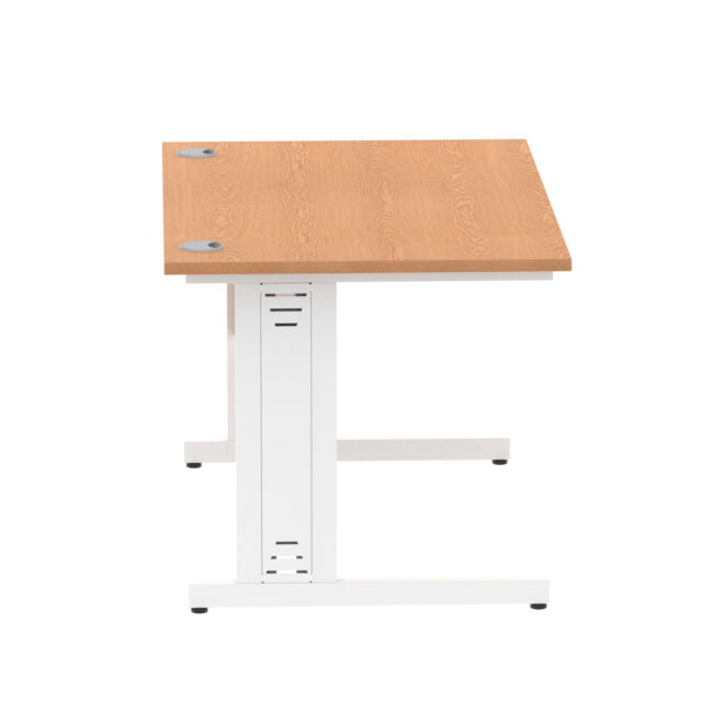 impulse 1200mm straight desk cable managed leg