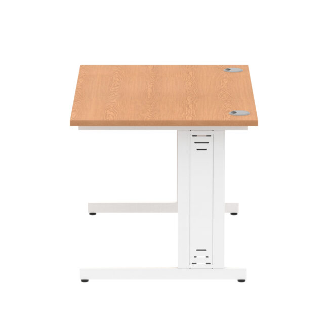 impulse 1200mm straight desk cable managed leg