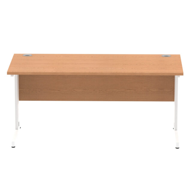 impulse 1600mm straight desk cable managed leg
