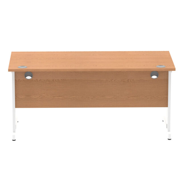 impulse 1600mm straight desk cable managed leg