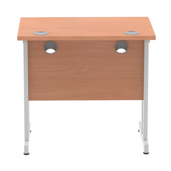 impulse 800mm slimline desk cantilever leg