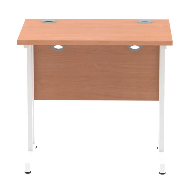 impulse 800mm slimline desk cantilever leg