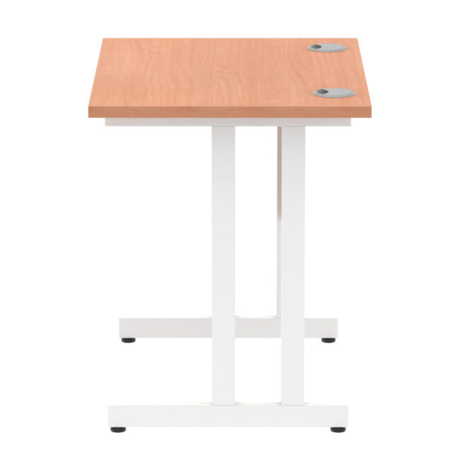 impulse 800mm slimline desk cantilever leg