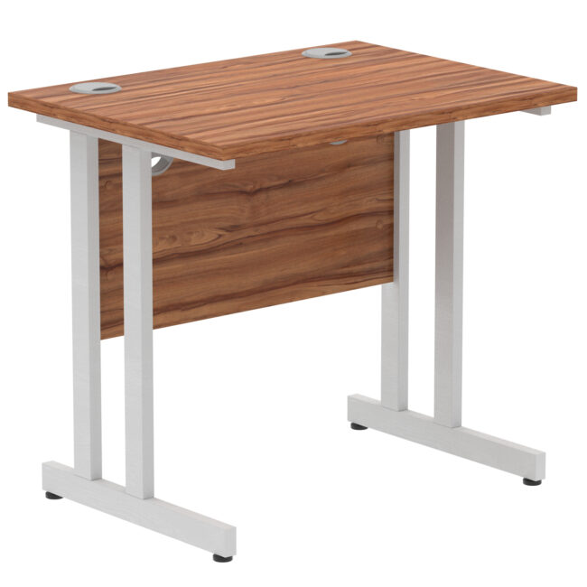 impulse 800mm slimline desk cantilever leg