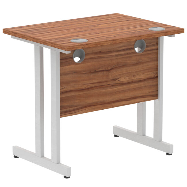 impulse 800mm slimline desk cantilever leg