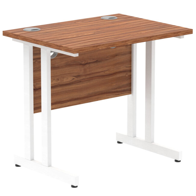 impulse 800mm slimline desk cantilever leg
