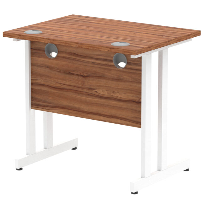 impulse 800mm slimline desk cantilever leg