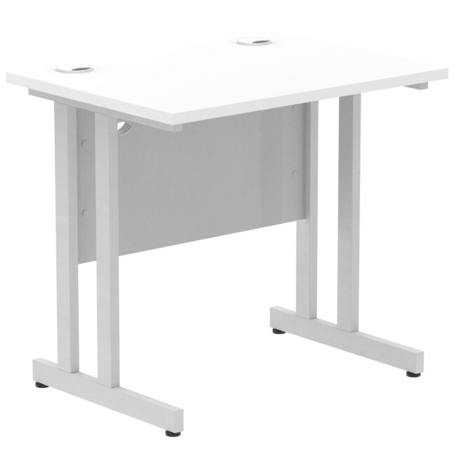 impulse 800mm slimline desk cantilever leg