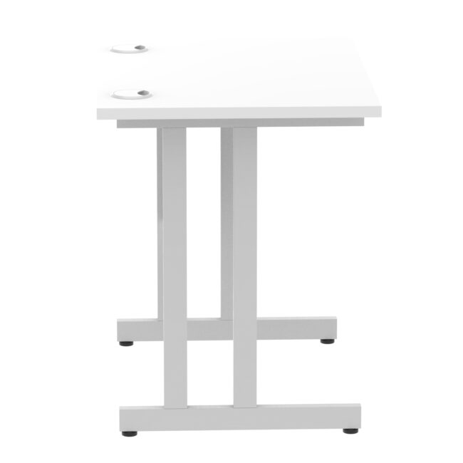 impulse 800mm slimline desk cantilever leg