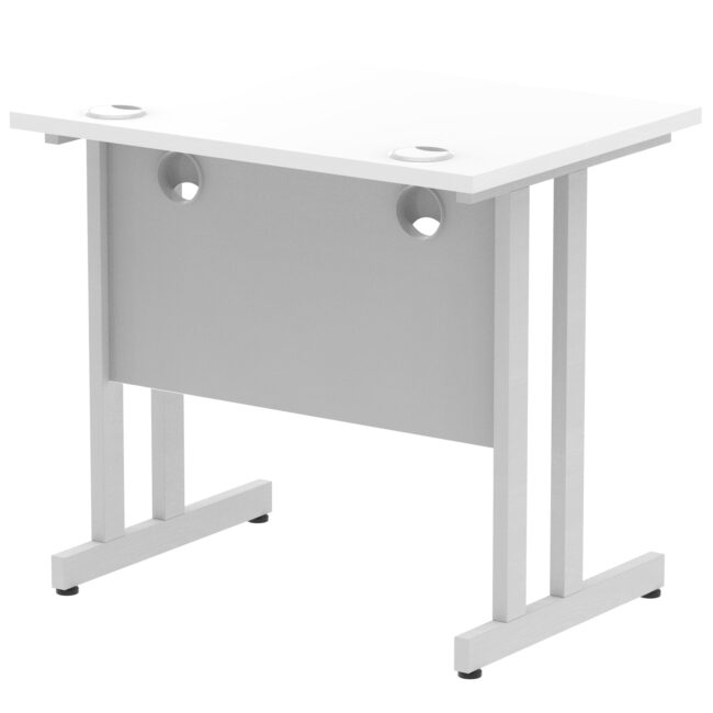 impulse 800mm slimline desk cantilever leg