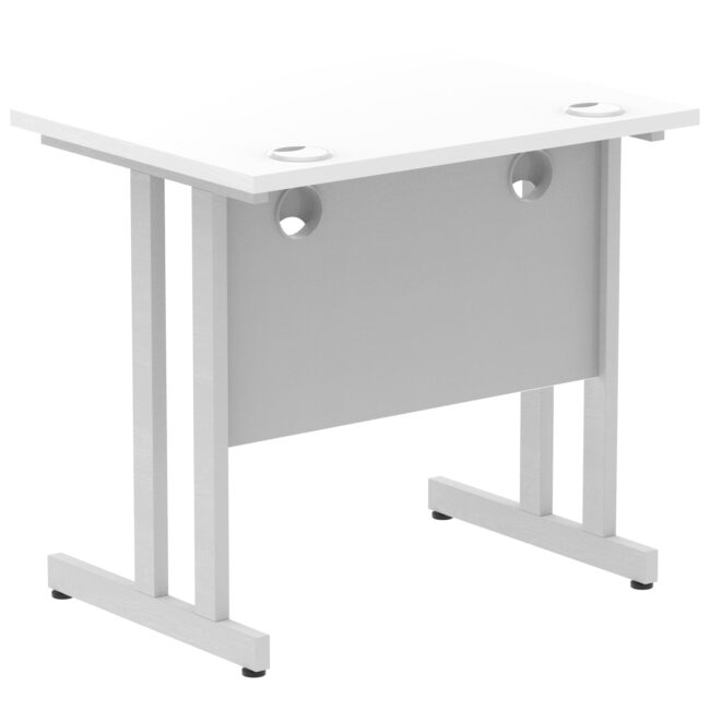 impulse 800mm slimline desk cantilever leg