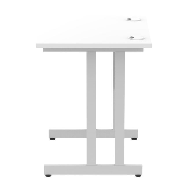 impulse 800mm slimline desk cantilever leg