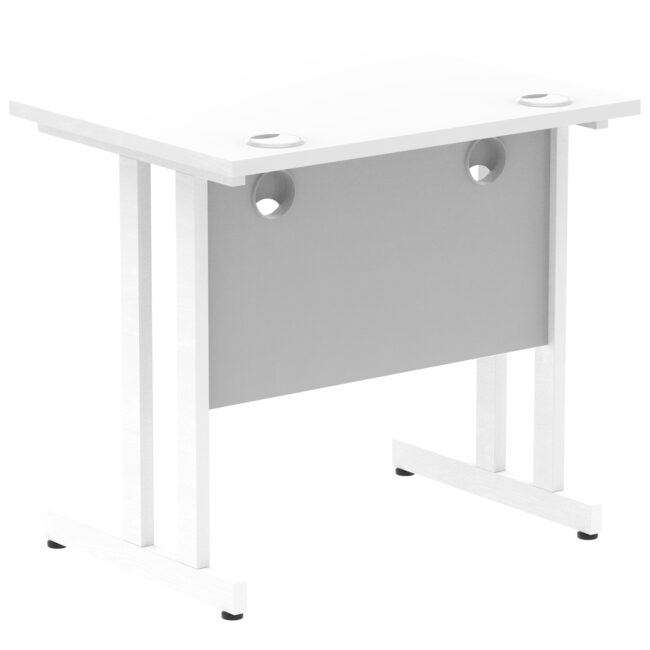 impulse 800mm slimline desk cantilever leg