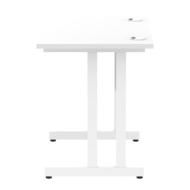 impulse 800mm slimline desk cantilever leg