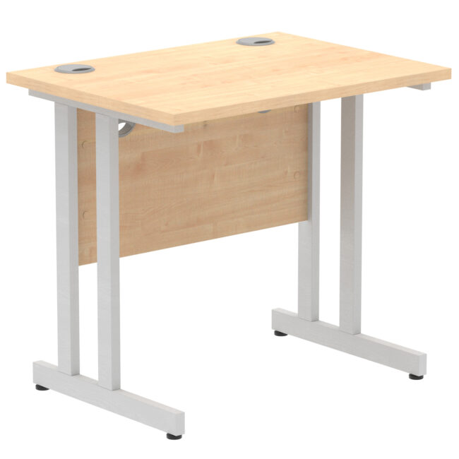 impulse 800mm slimline desk cantilever leg