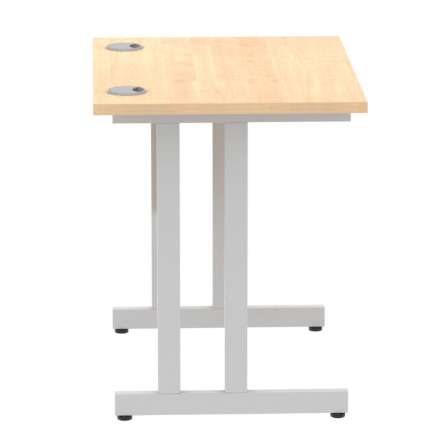 impulse 800mm slimline desk cantilever leg