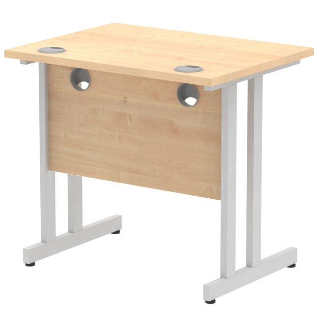 impulse 800mm slimline desk cantilever leg