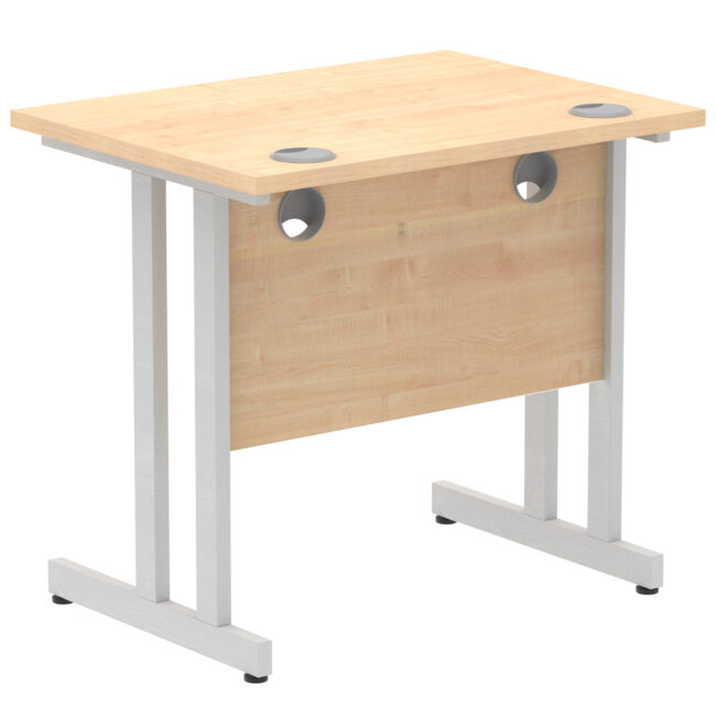 impulse 800mm slimline desk cantilever leg